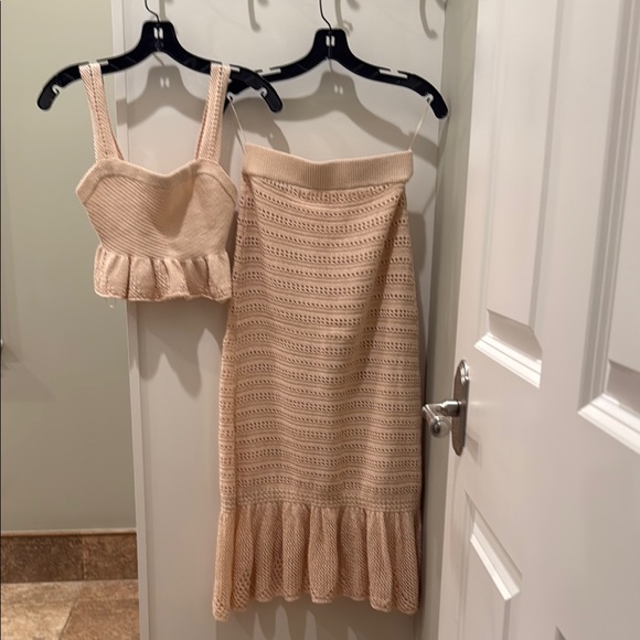 A.L.C. Other - ALC Elegant Cream Knit Skirt/Top